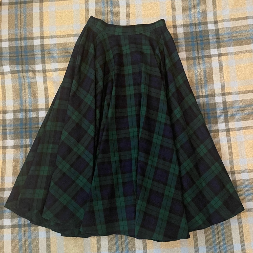Like New Vivien of Holloway Circle Skirt Blackwatch Tartan XS